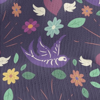 Flying Skeleton Bird Stretch Jersey