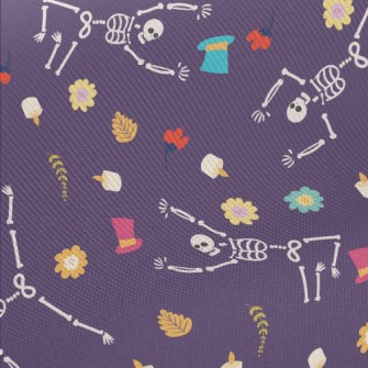 Skull Loves To Dance Midweight Cotton Poplin