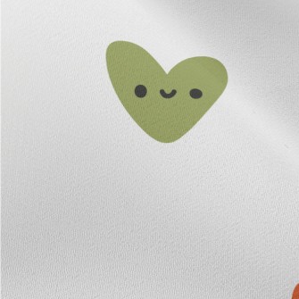 Colorful Smile Love Heart Chiffon
