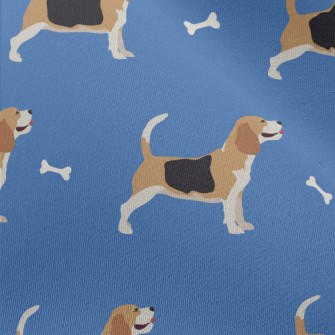 Beagle With Dog Bone Chiffon
