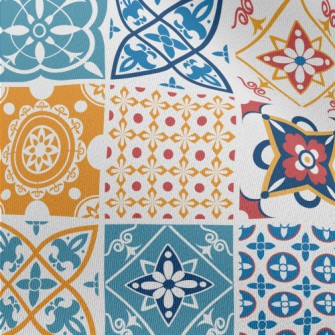Moroccan Mosaic Pattern Chiffon