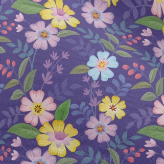 Purple Garden Chiffon
