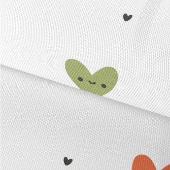 Colorful Smile Love Heart Waterproof Oxford