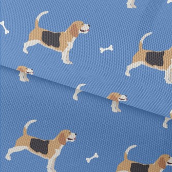 Beagle With Dog Bone Waterproof Oxford