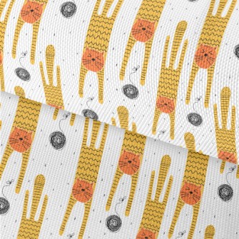 Cat Playing With A Ball Of Yar Waterproof Oxford