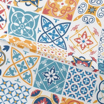 Moroccan Mosaic Pattern Waterproof Oxford