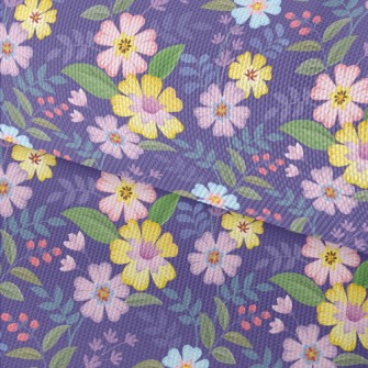 Purple Garden Waterproof Oxford