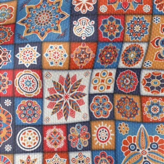 Abstract Art Flowers Waterproof Canvas