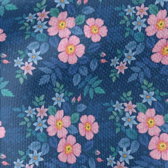 Hand Painted Watercolor Flower Waterproof Canvas