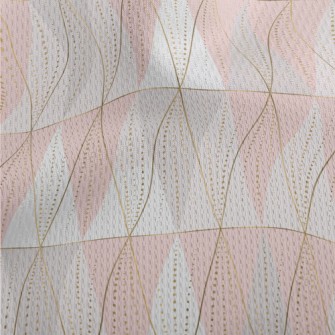 High-end Art Pattern Athletic Mesh Flat Back