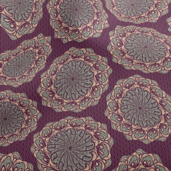 Hand Drawn Mandala Athletic Mesh Flat Back