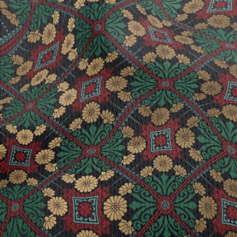 Chinese Traditional Pattern Athletic Mesh Flat Back
