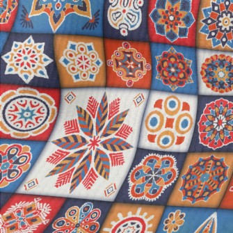 Abstract Art Flowers Terry