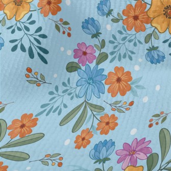 Cartoon Flowers Terry