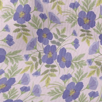 Blue Purple Flowers Terry