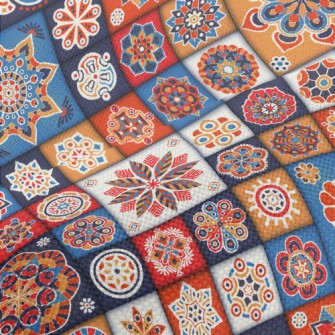 Abstract Art Flowers Performance Linen