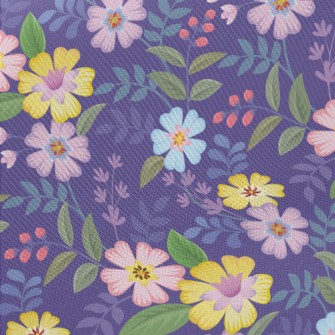 Purple Garden Twill