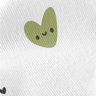Colorful Smile Love Heart Standard Corduroy