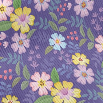 Purple Garden Standard Corduroy