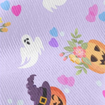 Cute Pumpkin And Ghost Standard Corduroy