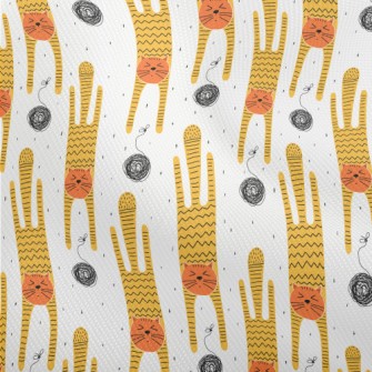 Cat Playing With A Ball Of Yar Dobby