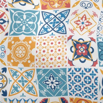 Moroccan Mosaic Pattern Dobby