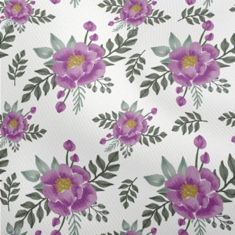 Watercolor Purple Roses Dobby