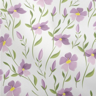 Cartoon Purple Flowers Dobby