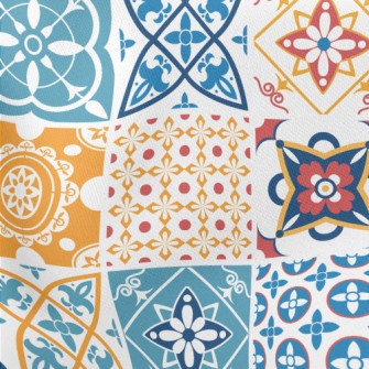 Moroccan Mosaic Pattern Stretch Ponte