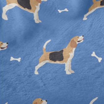 Beagle With Dog Bone Minky
