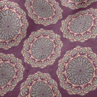 Hand Drawn Mandala Minky