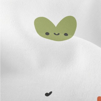 Colorful Smile Love Heart Lightweight Performance Linen