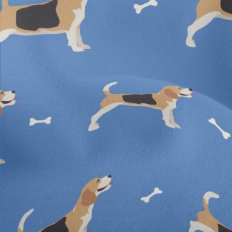 Beagle With Dog Bone Lightweight Performance Linen