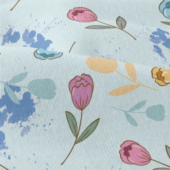 Colorful Cartoon Tulips Modern Jersey