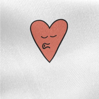 Naughty Love Jersey Backed Fleece