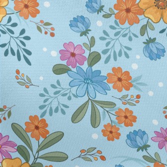 Cartoon Flowers Pongee