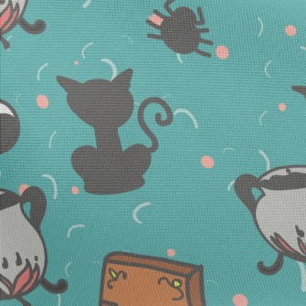 Witch Element Graffiti Pongee