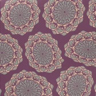Hand Drawn Mandala Midweight Cotton Poplin