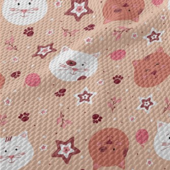 Happy Pet Cat Birdseye Piqué