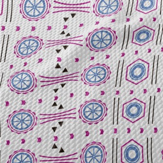 Abstract Decorative Pattern Birdseye Piqué