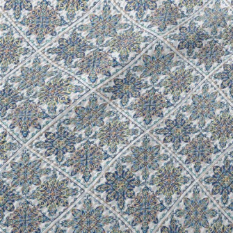 Exotic Style Pattern Birdseye Piqué