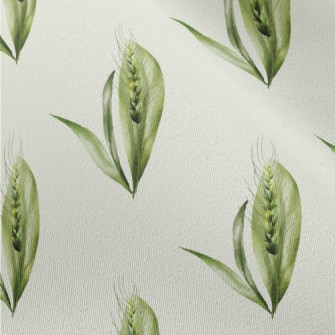 Beautiful Watercolor Leaves Chiffon