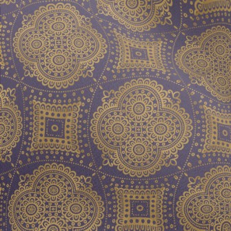 Retro Mandala Pattern Chiffon