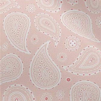 Pink Water Drop Pattern Chiffon