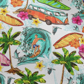 Beach Surfing Season Chiffon