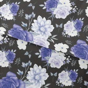 Premium Watercolor Flowers Waterproof Oxford