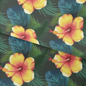 Orange Hibiscus Flower Waterproof Oxford