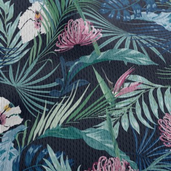 Tropical Plants And Flowers Athletic Mesh Flat Back