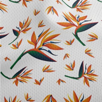 Beautiful Bird Of Paradise Athletic Mesh Flat Back