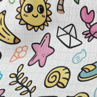 Beach Elements Graffiti Terry